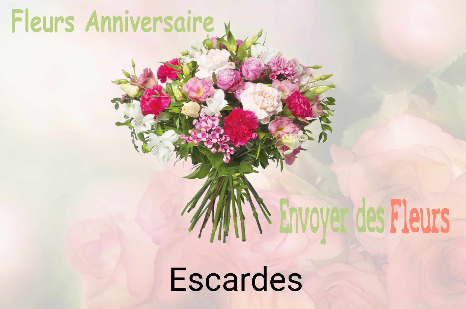 Bouquet de fleurs d’anniversaire livré à Escardes